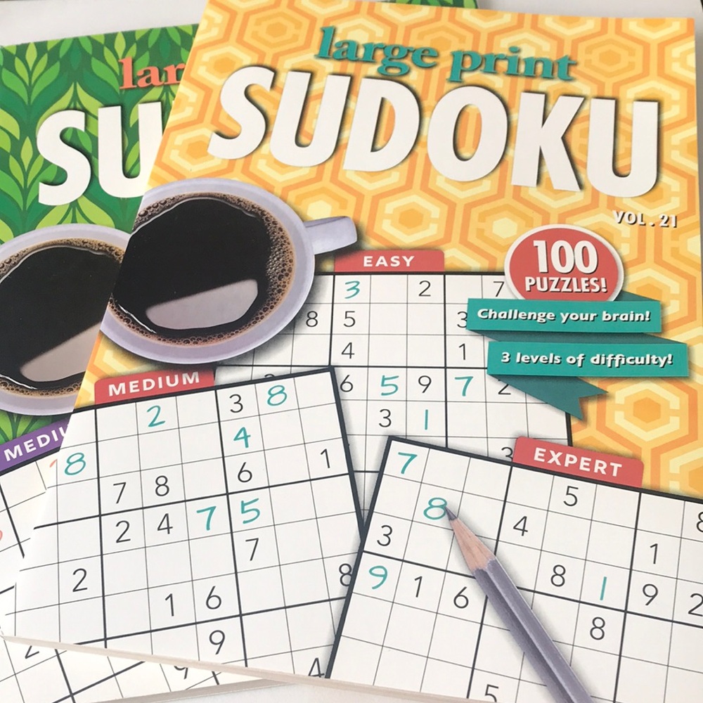 Papp Publishing large print Sudoku puzzle books of 2